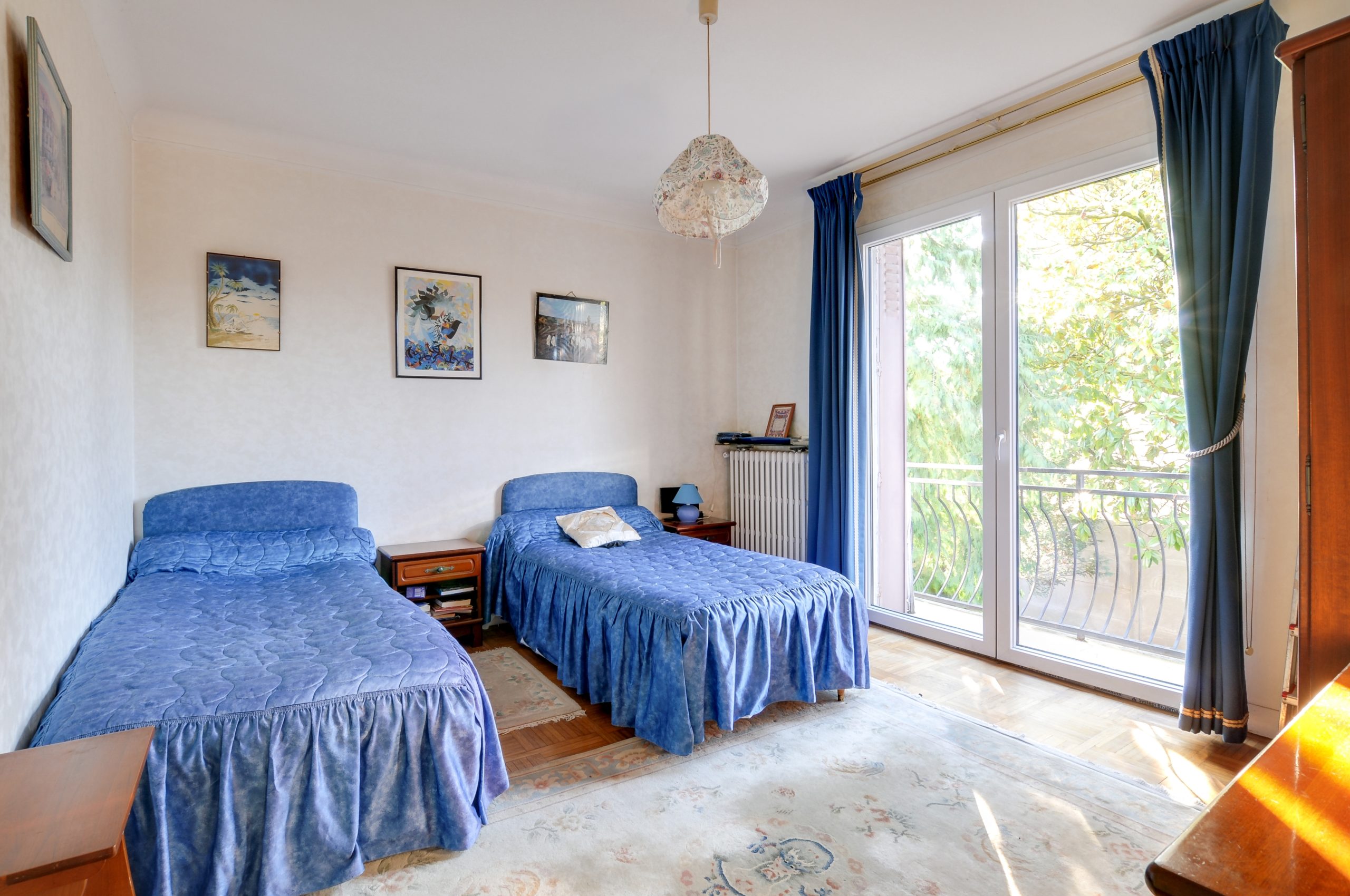 Chambre bleu